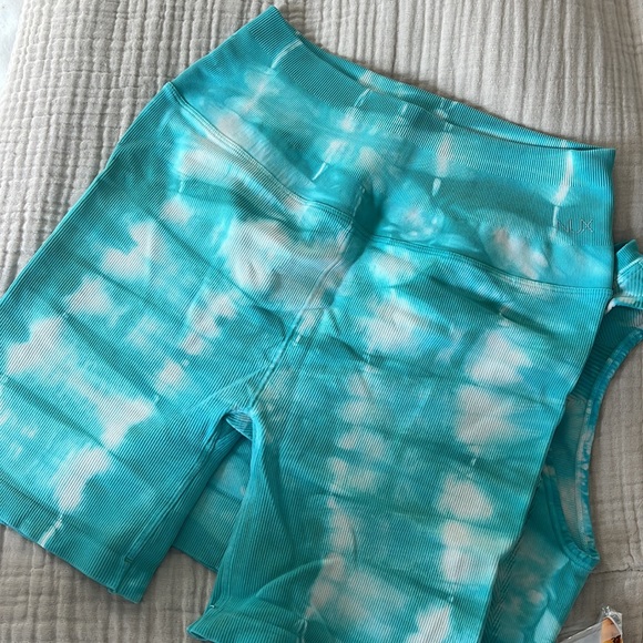 Nux active blue neon tie dye set - Picture 3 of 4
